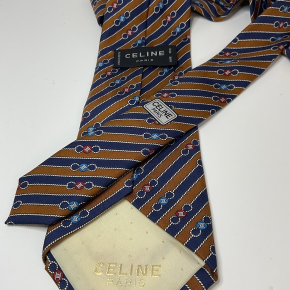 Celine Paris Brand Accessories Necktie Men's - Picture 2 of 7